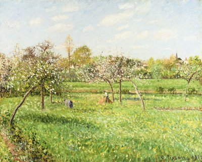 Matin, Printemps, Temps Gris, Eragny - Camille Jacob Pissarro