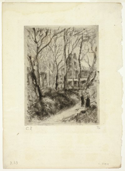 Chemin à Pontoise - Camille Pissarro