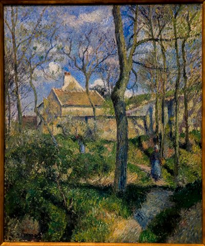 Chemin vers Les Pouilleux, Pontoise. 1881 - Camille Pissarro