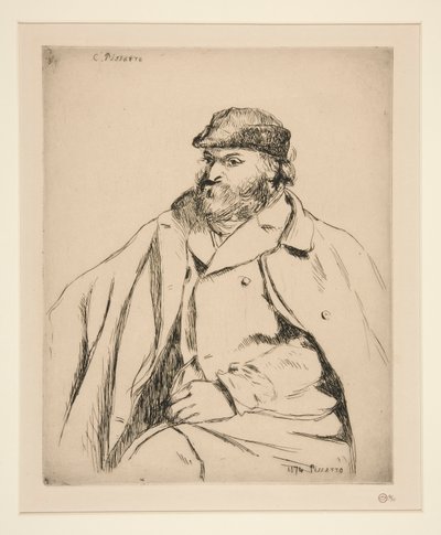 Paul Cézanne (Portrait de Cézanne) - Camille Pissarro