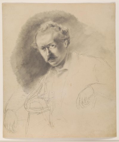 Portrait du peintre Fritz Melbye (1826-1869) - Camille Pissarro