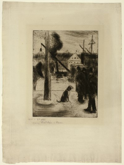 Promenade à Rouen : Cours Boieldieu - Camille Pissarro