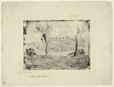 Coucher de Soleil - Camille Pissarro