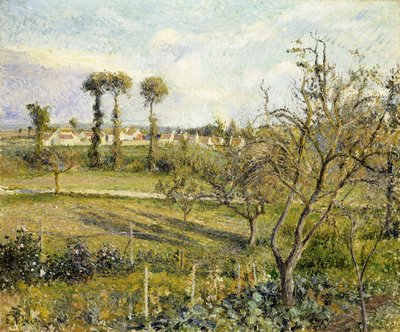 Coucher de soleil à Valhermeil, près de Pontoise - Camille Jacob Pissarro
