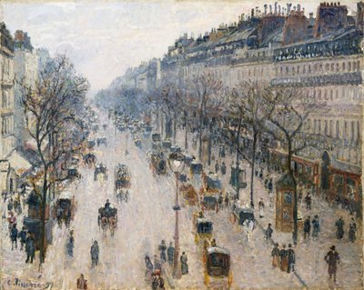 Le Boulevard Montmartre un Matin d