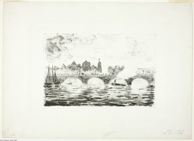 Les maisons du Parlement, Londres - Camille Pissarro