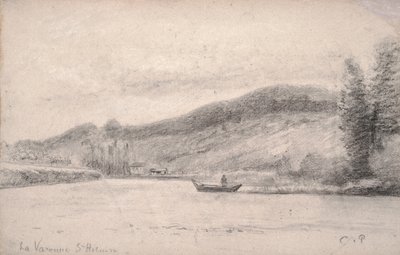 La rivière Marne à Varenne-Saint-Hilaire, 1863-65 - Camille Jacob Pissarro