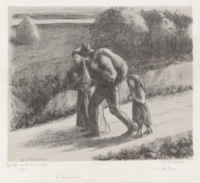 Les Vagabonds - Camille Pissarro