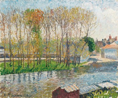 La bordure du Loing à Moret - Camille Pissarro