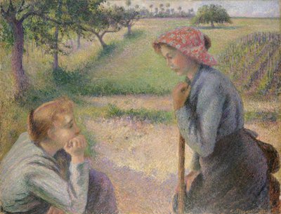 Deux jeunes paysannes - Camille Jacob Pissarro