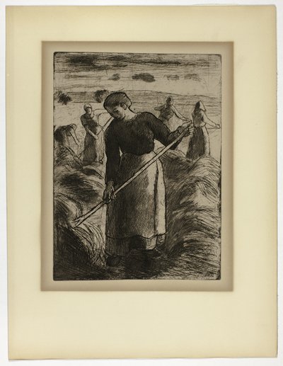 Faneuse à Éragny - Camille Pissarro