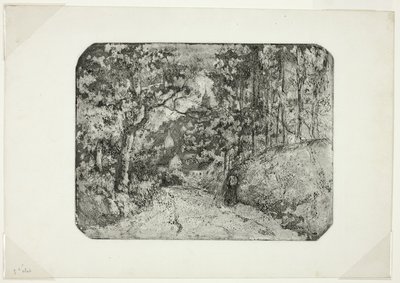 Chemin Boisé à Pontoise - Camille Pissarro