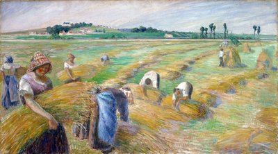 Les moissons - Camille Pissarro