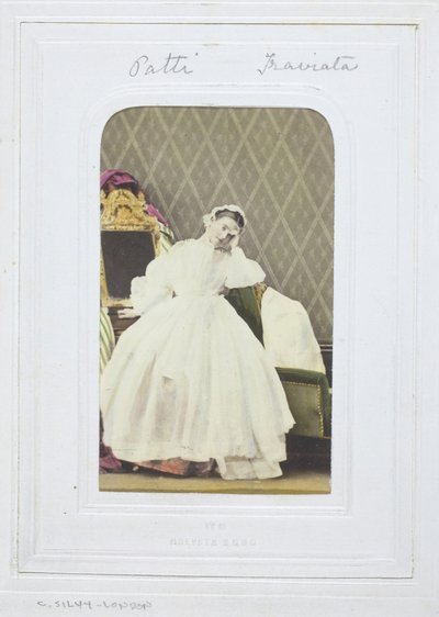 Adelina Patti, Traviata, 1860-69 - Camille Silvy