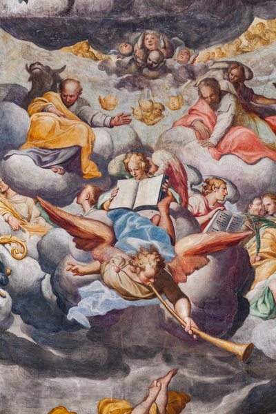Anges jouant de la musique (détail) - Camillo Procaccini