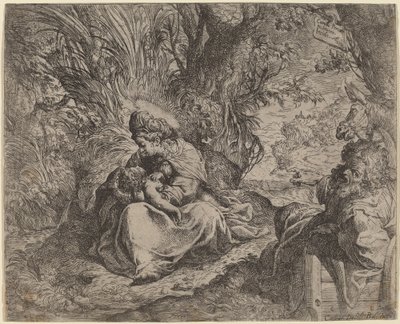 Le Repos pendant la fuite en Égypte - Camillo Procaccini