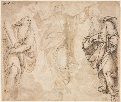 La Transfiguration recto, vers 1590 - Camillo Procaccini