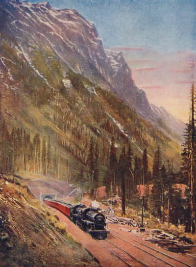 Tunnel Connaught sur le chemin de fer du Canadien Pacifique (photo couleur) - Canadian Photographer