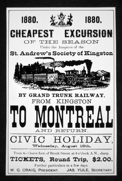 Affiche du Grand Trunk Railway - Canadian School