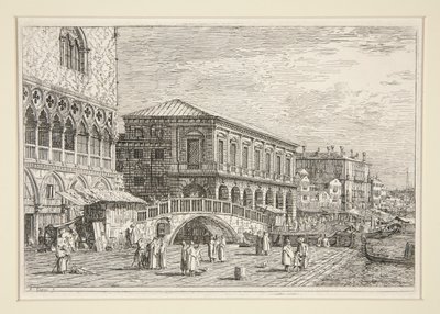 Le Preson, V., de la série Vedute (Vues) - Canaletto (Giovanni Antonio Canal)