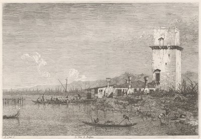 La Tour de Malghera - Canaletto