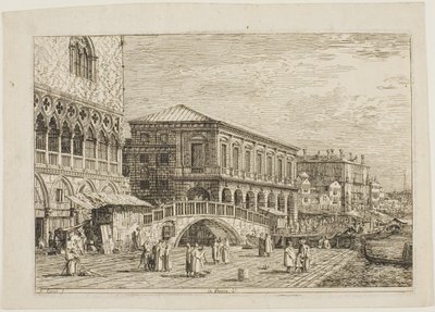 le Preson. V., de Vedute - Canaletto