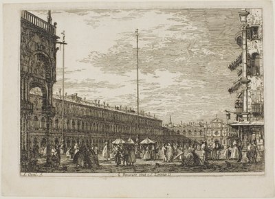Le Procuratie niove et S. Ziminian V., de Vedute - Canaletto