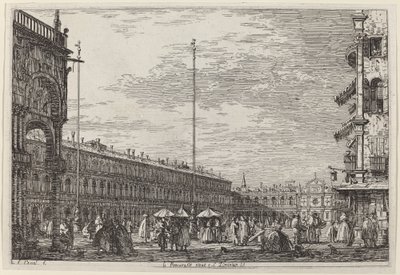 Le Procuratie niove et S. Ziminian V., vers 1735-1746 - Canaletto