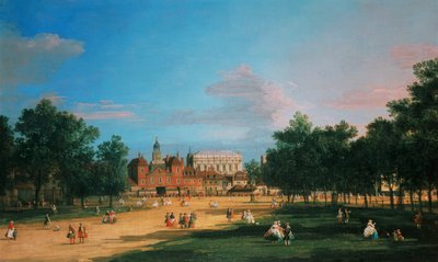 Old Horse Guards et le Banqueting Hall, Whitehall depuis St James