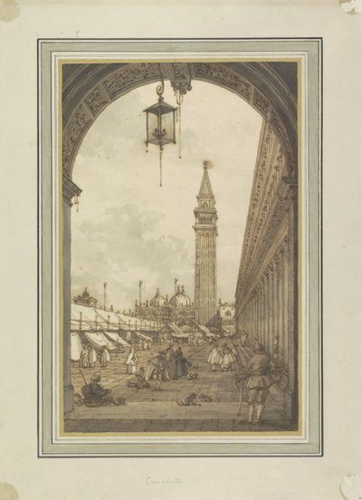 Piazza San Marco, Venise, vue du sud-ouest - Canaletto