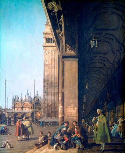 Piazza San Marco et la colonnade, 1756 - Giovanni Antonio Canal