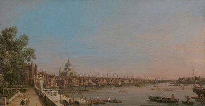 La ville depuis la terrasse de Somerset House - Canaletto