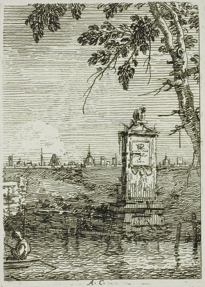 Le petit monument, de Vedute - Canaletto