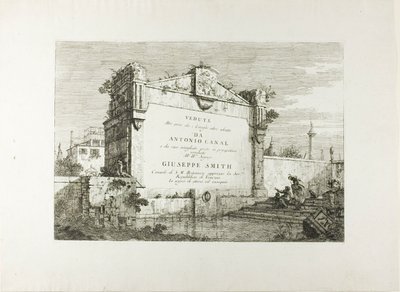 Page de titre, des Vedute - Canaletto