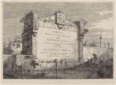 Page de titre, c. 1735-1746 - Canaletto