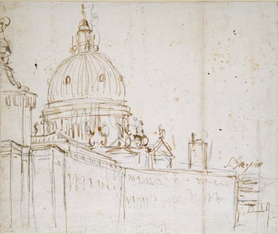 Venise: La Dogana di Mare et S. Maria della Salute, milieu du 18ème siècle - Canaletto
