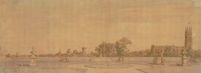 Warwick : La ville et le château depuis les jardins du prieuré - Canaletto