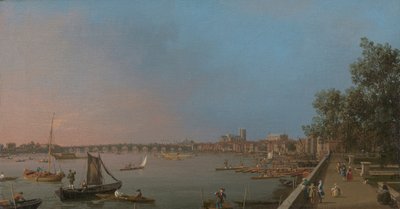 Westminster depuis la terrasse de Somerset House - Canaletto