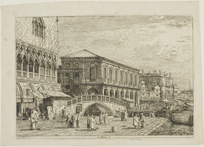 le Preson. V., de Vedute - Canaletto