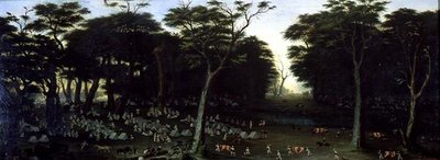 Camp argentin devant Itapiru - Candido Lopez