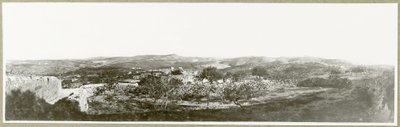 Bethléem : vue sud avec Hérodion au loin, 1917 - Capt. Arthur Rhodes