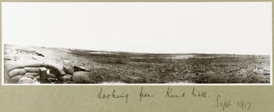 Vue depuis Kurd Hill, septembre 1917 - Capt. Arthur Rhodes