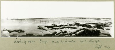 Vue sur Gaza et Umbrella Hill, septembre 1917 - Capt. Arthur Rhodes
