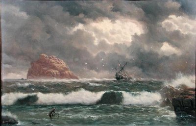 Scène côtière orageuse - Capt. John Haughton Forrest