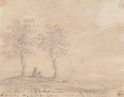 Un mûrier près de la grande porte du monastère de Saint-Augustin - Capt. Thomas Hastings