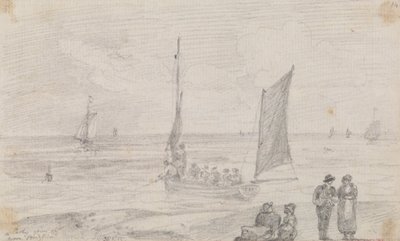 Une fête près de la plage de Brighton, 18 septembre 1815 - Capt. Thomas Hastings