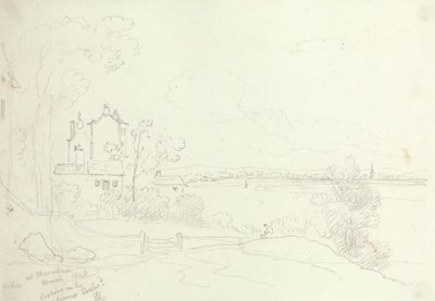 À Newnham regardant vers l