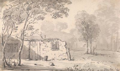 Flamstead End, Cottage du vieux Ruskin près de Cheshunt, mai 1814 - Capt. Thomas Hastings