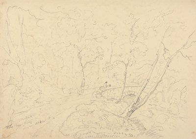 Pont et rivière de Holne Chase, 30 mai 1833 - Capt. Thomas Hastings