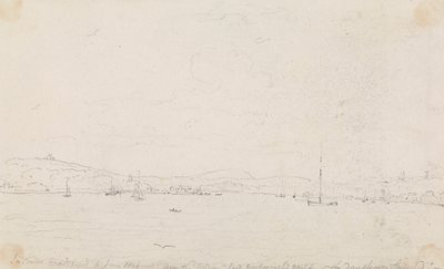 Dans la rade de Cowes, 6 juin 1826, depuis le 